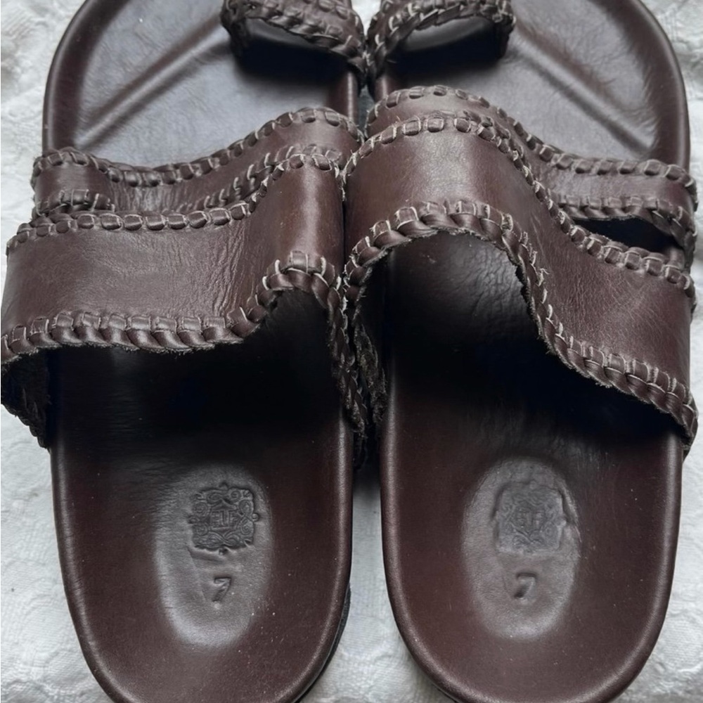 Brown Leather Sandals